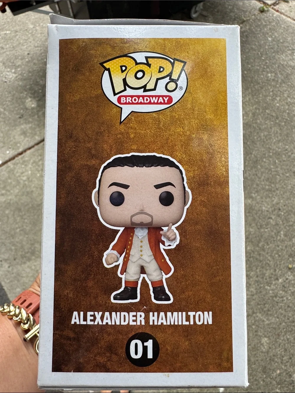 Funko Pop! Hamilton Vinyl Figure - White, Brown & Gold
